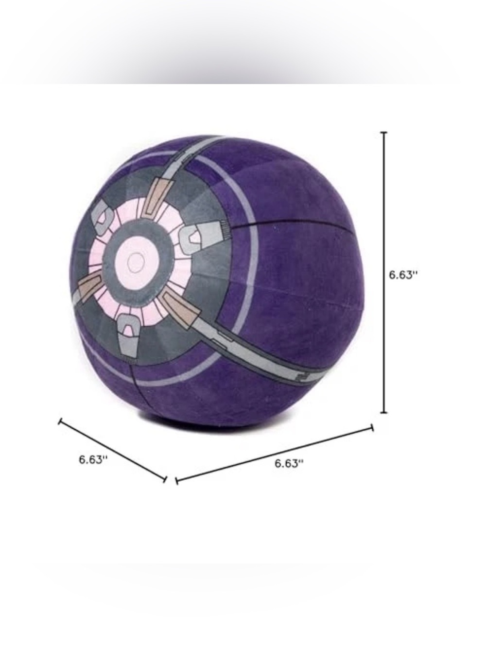 The Destiny 2 Servitor Purple & Pink Pillow Figure Plushie is an official Bungie